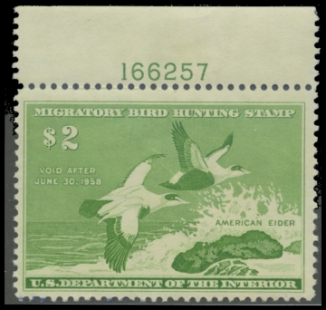 Scan of RW24 1957 MLH F-VF