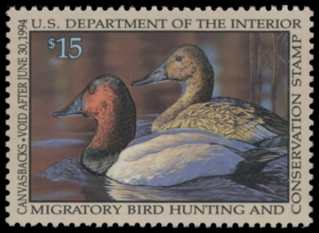 Picture of RW60 1993 Duck Stamp. MNH. VF 