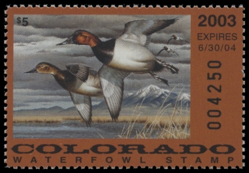 Scan of 2003 Colorado Duck Stamp