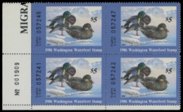 Scan of WA1 1986  VF
 First of State