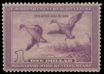 Picture of RW5 1938 Duck Stamp 