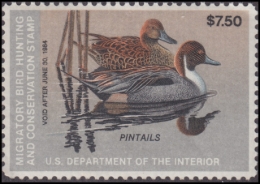 Picture of RW50 1983 Duck Stamp. MNH