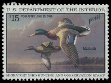 Picture of RW62 1995 Duck Stamp 