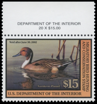 Picture of RW68 2001 Duck Stamp 