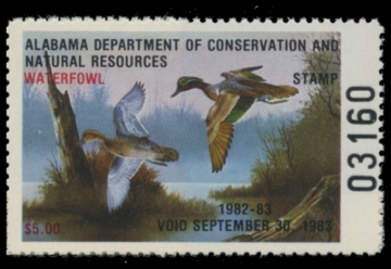 Picture of 1982 Alabama Duck Stamp