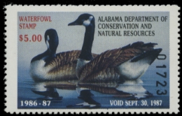 Picture of 1986 Alabama Duck Stamp