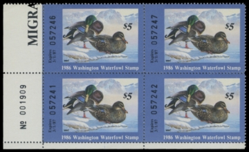 Picture of 1986 Washington Duck Stamp - First of State