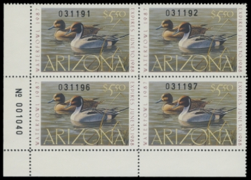 Picture of 1987 Arizona Duck Stamps - First of State