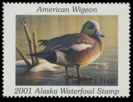 Picture of 2001 Alaska Duck Stamp