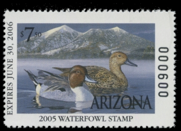 Picture of 2005 Arizona Duck Stamp