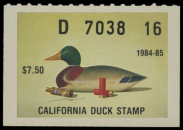 Picture of 1984 California Duck Stamp
