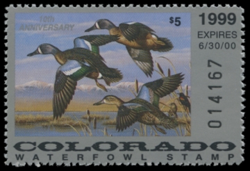 Picture of 1999 Colorado Duck Stamp