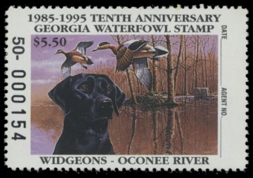 Picture of 1995 Georgia Duck Stamp