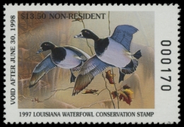 Picture of 1997 Louisiana Duck Stamp NR