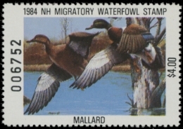 Picture of 1984 New Hampshire Duck Stamp