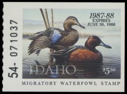 Picture of 1987 Idaho Duck Stamp - First of State