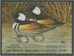 Picture of 1981 Indiana Duck Stamp