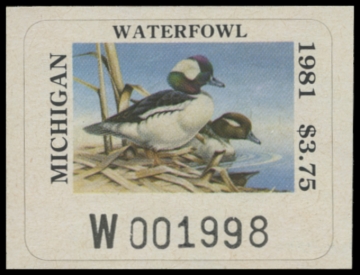 Picture of 1981 Michigan Duck Stamp