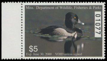 Picture of 1999 Mississippi Duck Stamp