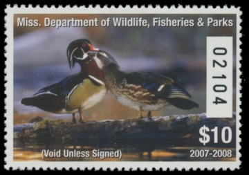 Picture of 2007 Mississippi Duck Stamp