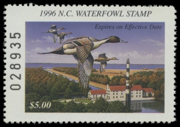 Picture of 1996 North Carolina Duck Stamp