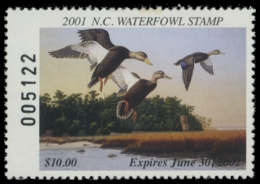 Picture of 2001 North Carolina Duck Stamp