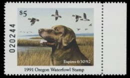 Picture of 1991 Oregon Duck Stamp