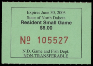 Picture of 2002 North Dakota Duck Stamp