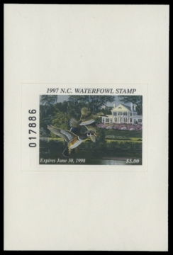 Picture of 1997 North Carolina Duck Stamp