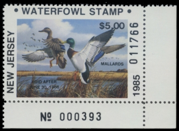 Picture of 1987 New Jersey Duck Stamp