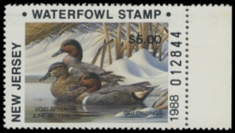 Picture of 1988 New Jersey Duck Stamp