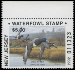 Picture of 1992 New Jersey Duck Stamp