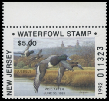 Picture of 1992 New Jersey Duck Stamp