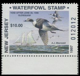 Picture of 1997 New Jersey Duck Stamp