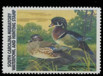 Picture of 1981 South Carolina Duck Stamp - First of State