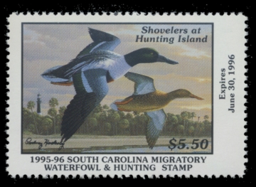 Picture of 1995 South Carolina Duck Stamp