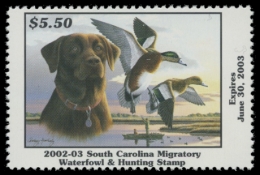 Picture of 2002 South Carolina Duck Stamp