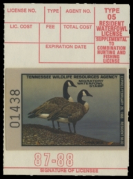 Picture of 1987 Tennessee Resident Duck Stamp