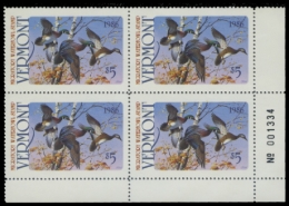 Picture of 1986 Vermont Duck Stamp - First of State