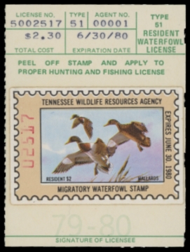 Picture of 1979 Tennessee Duck Stamp - First of State