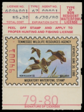 Picture of 1979 Tennessee NR Duck Stamp - First of State