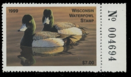 Picture of 1999 Wisconsin Duck Stamp