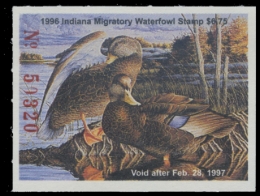 Picture of 1996 Indiana Duck Stamp