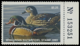 Picture of 1993 Wisconsin Duck Stamp