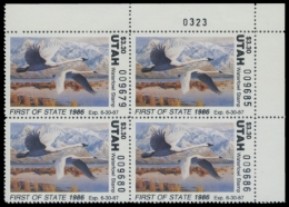 Picture of 1986 Utah Duck Stamp - First of State