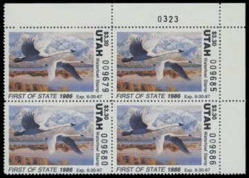 Picture of 1986 Utah Duck Stamp - First of State