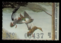 Picture of 1985 Kentucky Duck Stamp - First of State