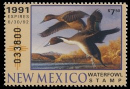 Picture of 1991 New Mexico Duck Stamp - First of State