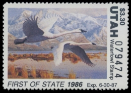 Picture of 1986 Utah Duck Stamp - First of State